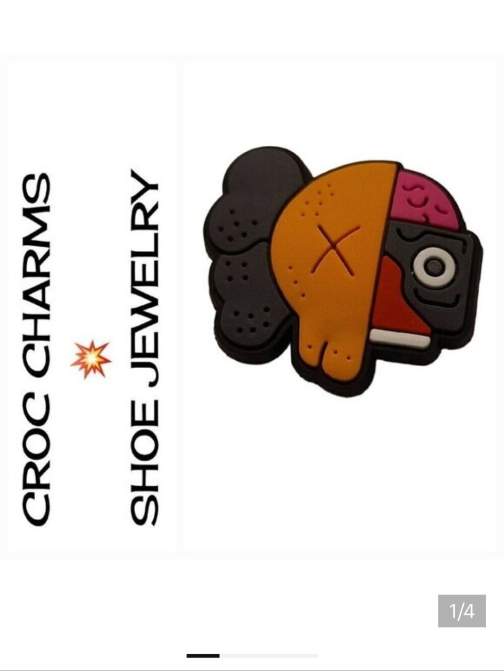 6/$20 Rubber Shoe Charm 🌟 Clown Shark Fish Croc Charms Clog Shoe Jewelry